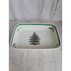 Spode oven to table 10x7 casserole dish home decor kitchen Xmas‎